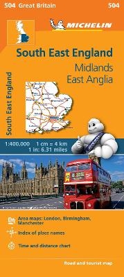 South East England - Michelin Regional Map 504 -  Michelin