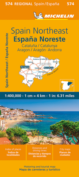 Aragon Cataluna - Michelin Regional Map 574