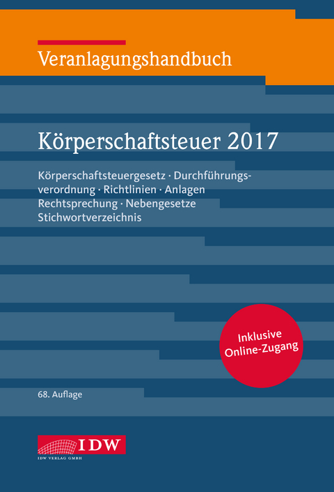 Veranlagungshandbuch K&ouml;rperschaftsteuer 2017 - 