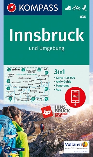 KOMPASS Wanderkarte Innsbruck und Umgebung