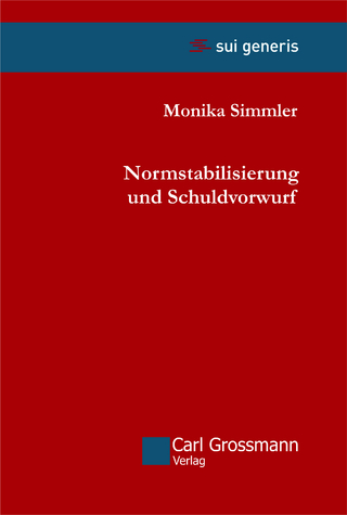 Normstabilisierung und Schuldvorwurf