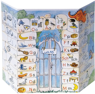 10er-Set Buchstabentabelle Druckschrift