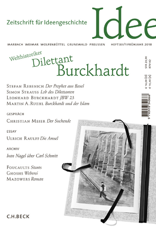 Zeitschrift für Ideengeschichte Heft XII/1 Frühjahr 2018