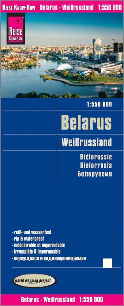 Reise Know-How Landkarte Wei&szlig;russland / Belarus (1:550.000)
