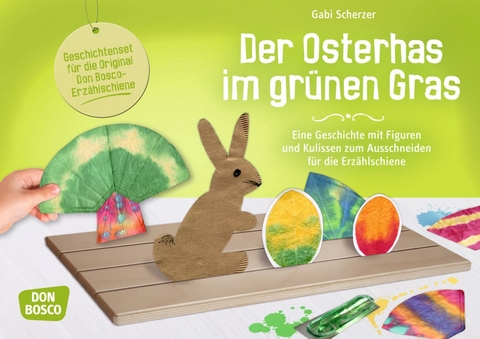 Der Osterhas im gr&uuml;nen Gras. - Emanuel Geibel, Gabi Scherzer