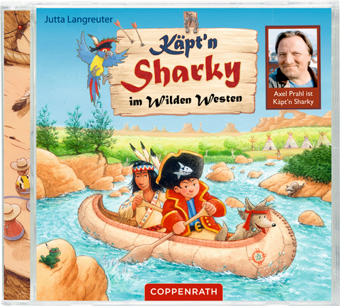 CD: K&auml;pt'n Sharky im Wilden Westen - Jutta Langreuter