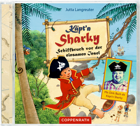 CD: K&auml;pt'n Sharky - Schiffbruch vor der einsamen Insel - Jutta Langreuter