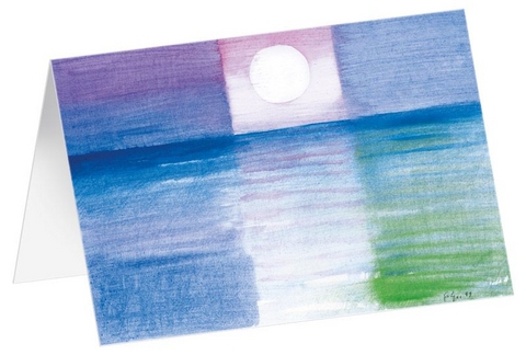 Kunstkarten "Bei Nacht" - 5 St&uuml;ck