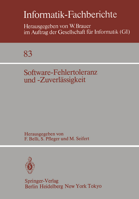 Software-Fehlertoleranz und -Zuverlässigkeit - 