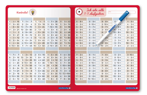 Ich übe alle 1x1 Aufgaben mit Stift - Katrin Langhans