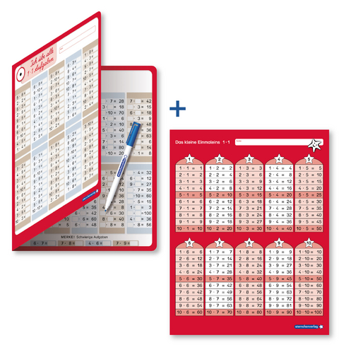 Das kleine 1x1 und Ich übe alle 1x1 Aufgaben mit Stift im Set - Katrin Langhans
