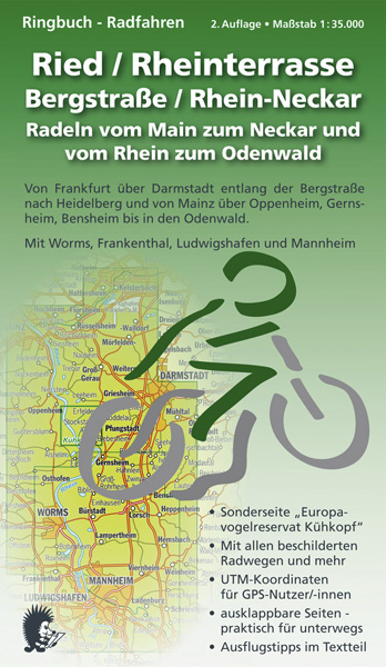 Ringbuch - Radfahren - Ried / Rheinterrasse / Bergstra&szlig;e / Rhein-Neckar - Michael Messer