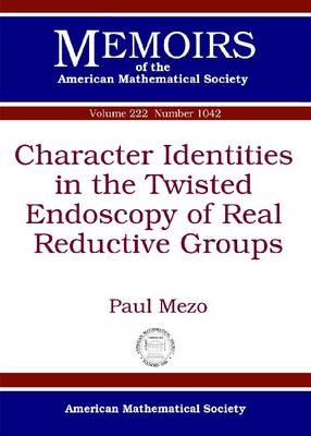 Character Identities in the Twisted Endoscopy of Real Reductive Groups