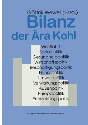 Bilanz der &Auml;ra Kohl - 