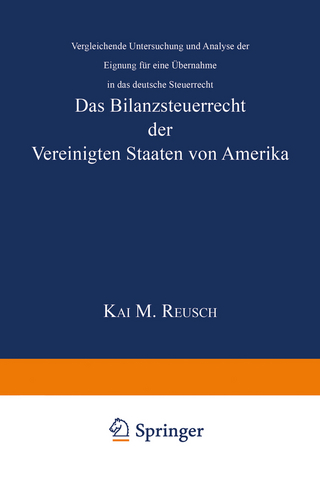 Das Bilanzsteuerrecht der Vereinigten Staaten von Amerika