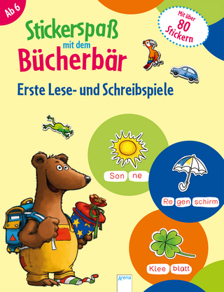 Stickerspaß mit dem Bücherbär. Erste Lese- und Schreibspiele