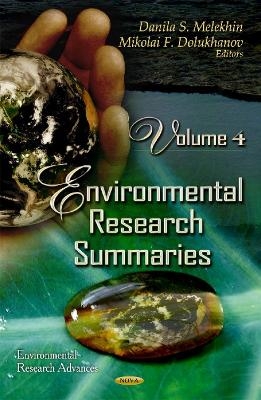 Environmental Research Summaries - 