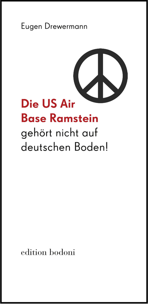 Die US Air Base Ramstein geh&ouml;rt nicht auf deutschen Boden! - Eugen Drewermann