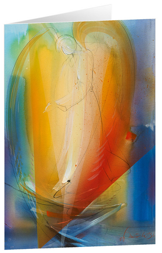 Trost - Kunst-Faltkarten ohne Text (5 Stück)