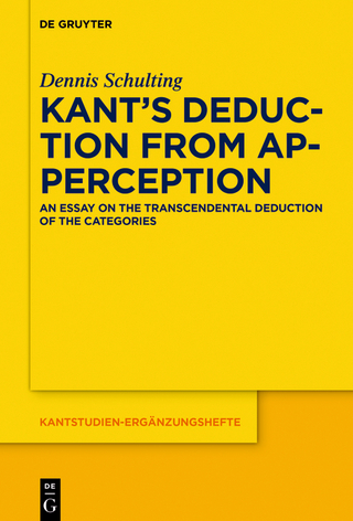 Kant’s Deduction From Apperception