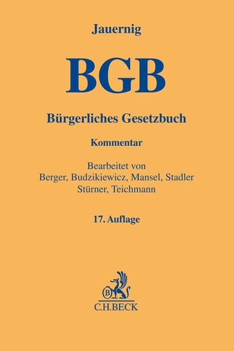 B&uuml;rgerliches Gesetzbuch - 