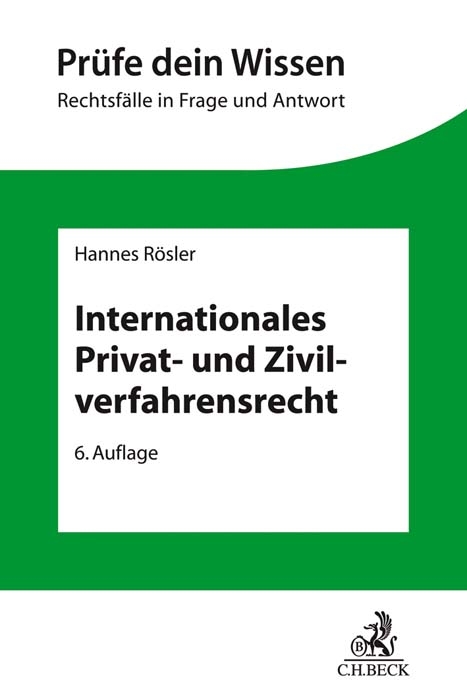Internationales Privat- und Zivilverfahrensrecht - Hannes R&ouml;sler