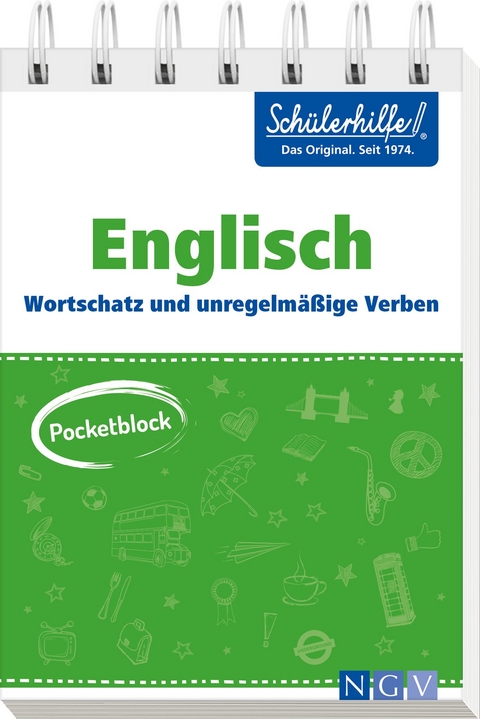 Pocketblock Englisch - Wortschatz und unregelm&auml;&szlig;ige Verben
