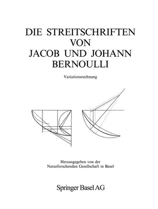 Die Streitschriften von Jacob und Johann Bernoulli