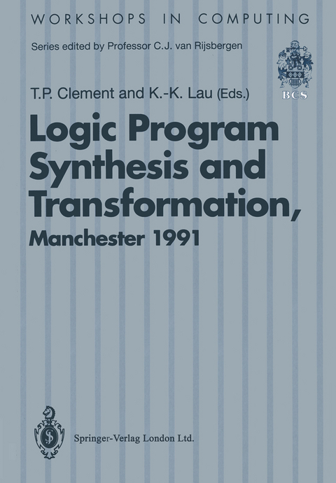 Logic Program Synthesis and Transformation - 