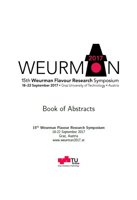 15th Weurman Flavour Research Symposium; Book of Abstracts - 