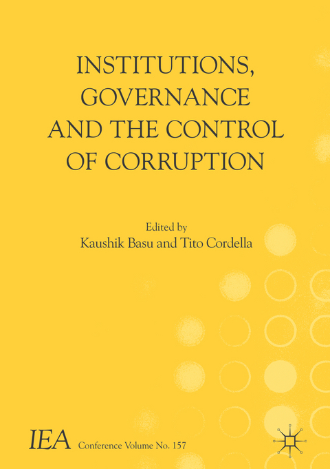 Institutions, Governance and the Control of Corruption - 