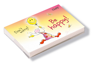 Oups Kärtchenbox - Don't worry! Be happy!