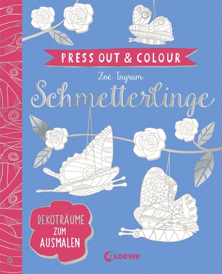 Press Out & Colour - Schmetterlinge