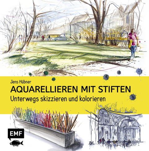 Aquarellieren mit Stiften - Jens H&uuml;bner
