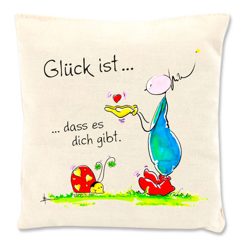 Oups Duftkissen - Gl&uuml;ck ist... ...dass es dicht gibt - Kurt H&ouml;rtenhuber