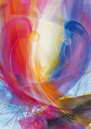 Weggefährten - Kunst-Faltkarten ohne Text (5 Stück)