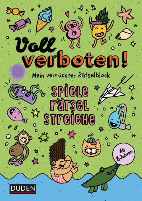 Voll verboten! Mein verr&uuml;ckter R&auml;tselblock 3 &ndash; Ab 8 Jahren -  Dudenredaktion, Angelika Sust