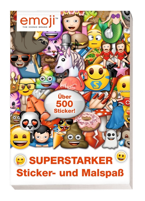 Emoji: Superstarker Sticker- und Malspa&szlig;