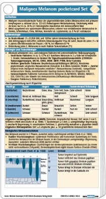 Malignes Melanom pocketcard Set