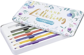 Handlettering Watercolor Schmuckdose