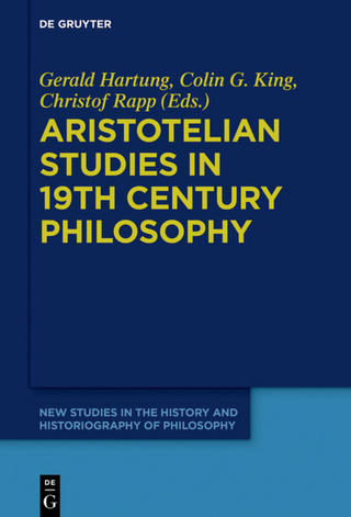 Aristotelian Studies in 19th Century Philosophy
