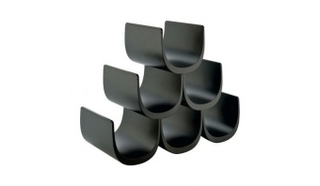 Alessi Noè Flaschenregal, schwarz