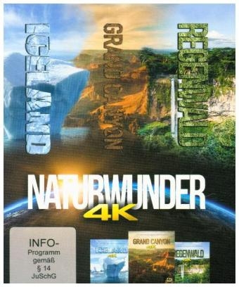 Naturwunder: 3 Naturwunder in einer Sammelbox 4K, 3 UHD-Blu-ray