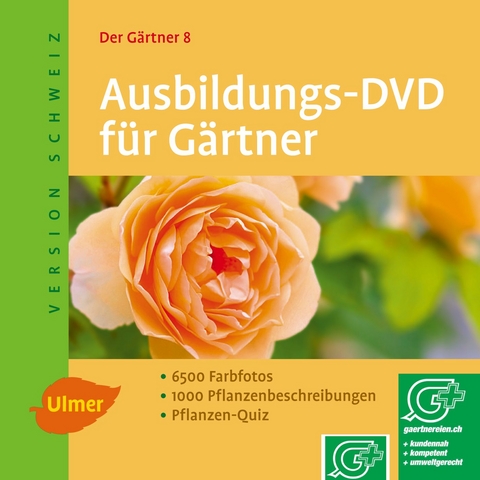 Der G&auml;rtner 8. Ausbildungs-DVD f&uuml;r G&auml;rtner. Version Schweiz - Planta Pro, Peter Dietze, Herbert Beer, Burkhard Bohne