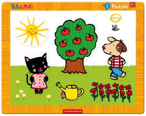 Pepe & Milli (Rahmenpuzzle), Apfelbaum