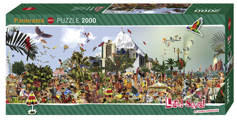At The Beach Puzzle - Sanda Anderlon
