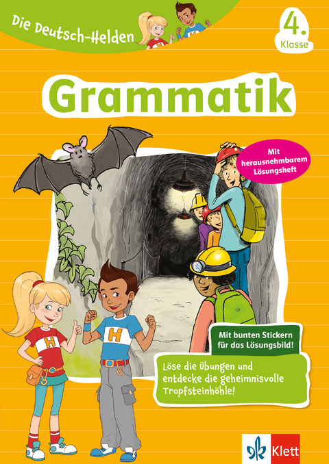 Klett Die Deutsch-Helden: Grammatik 4. Klasse