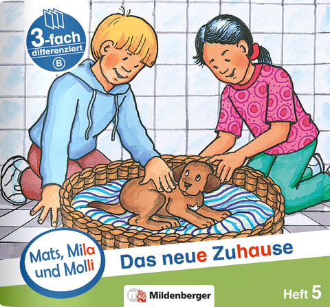 Mats, Mila und Molli &ndash; Heft 5: Das neue Zuhause - Schwierigkeitsstufe B - Helge Dr. Weinrebe