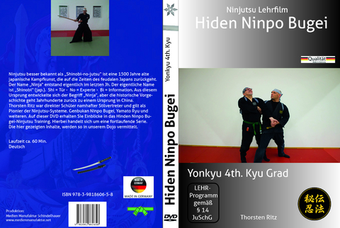 Ninjutsu Lehrfilm DVD 4th. Kyu Grad