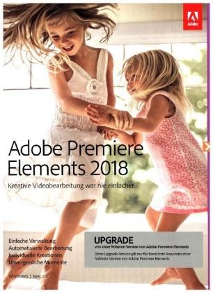 Adobe Premiere Elements 2018, Upgrade, 1 Benutzer, DVD-ROM